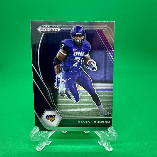 Raw Individual Card: 2021 Prizm Draft Picks Base Set - David Johnson (#96) - Hails Mary Cards