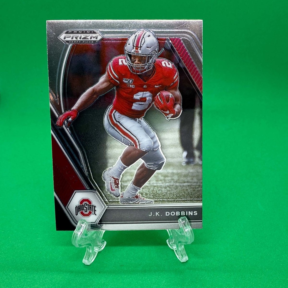 Raw Individual Card: 2021 Prizm Draft Picks Base Set - J.K. Dobbins (#78) - Hails Mary Cards