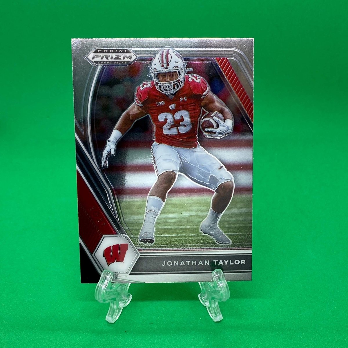 Raw Individual Card: 2021 Prizm Draft Picks Base Set - Jonathan Taylor (#76) - Hails Mary Cards