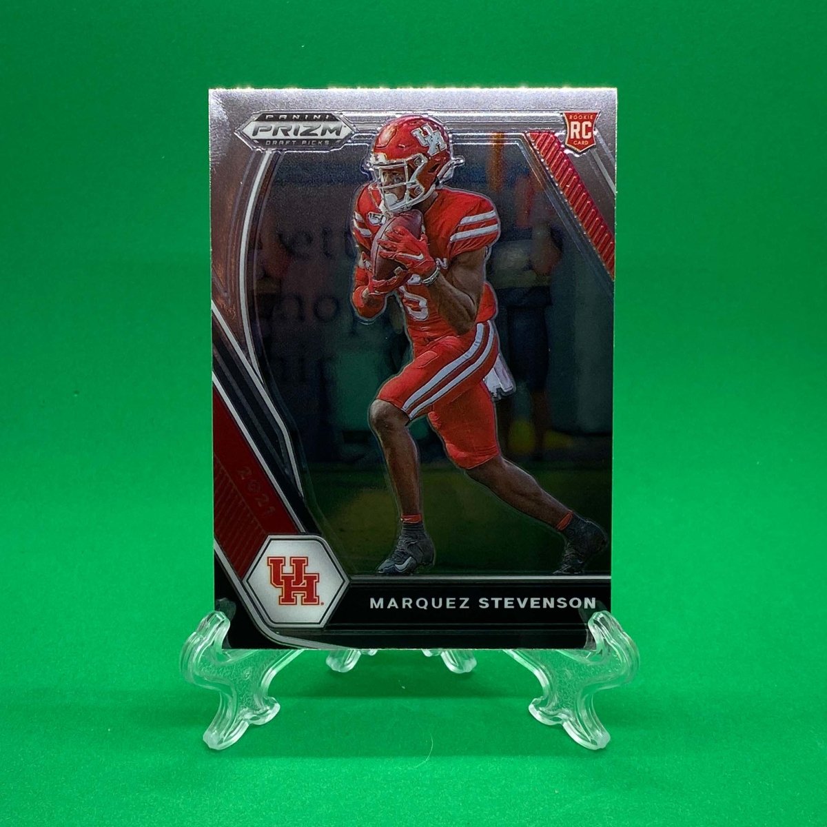 Raw Individual Card: 2021 Prizm Draft Picks Base Set - Marquez Stevenson (#122) - Hails Mary Cards