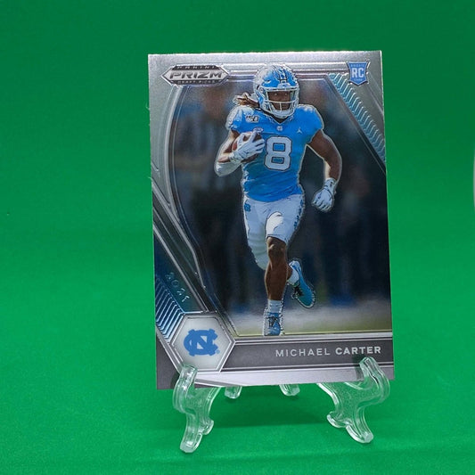 Raw Individual Card: 2021 Prizm Draft Picks Base Set - Michael Carter (#158) - Hails Mary Cards