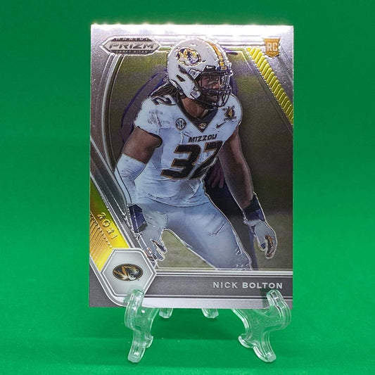 Raw Individual Card: 2021 Prizm Draft Picks Base Set - Nick Bolton (#148) - Hails Mary Cards