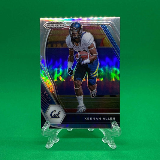 Raw Individual Card: 2021 Prizm Draft Picks Base Set, Silver - Keenan Allen (#42) - Hails Mary Cards