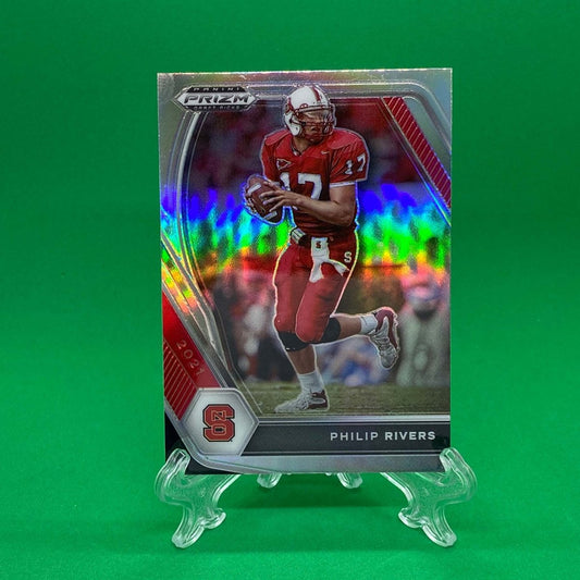 Raw Individual Card: 2021 Prizm Draft Picks Base Set, Silver - Philip Rivers (#17) - Hails Mary Cards