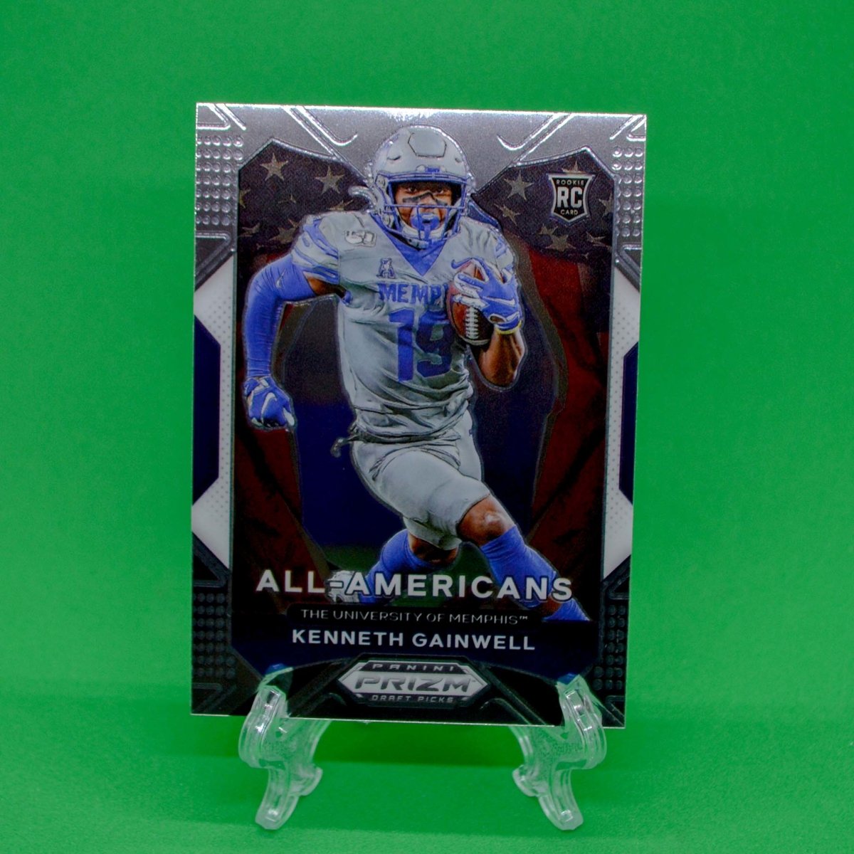 Raw Individual Card: 2021 Prizm Draft Picks Base Set(All American) - Kenneth Gainwell (#194) - Hails Mary Cards