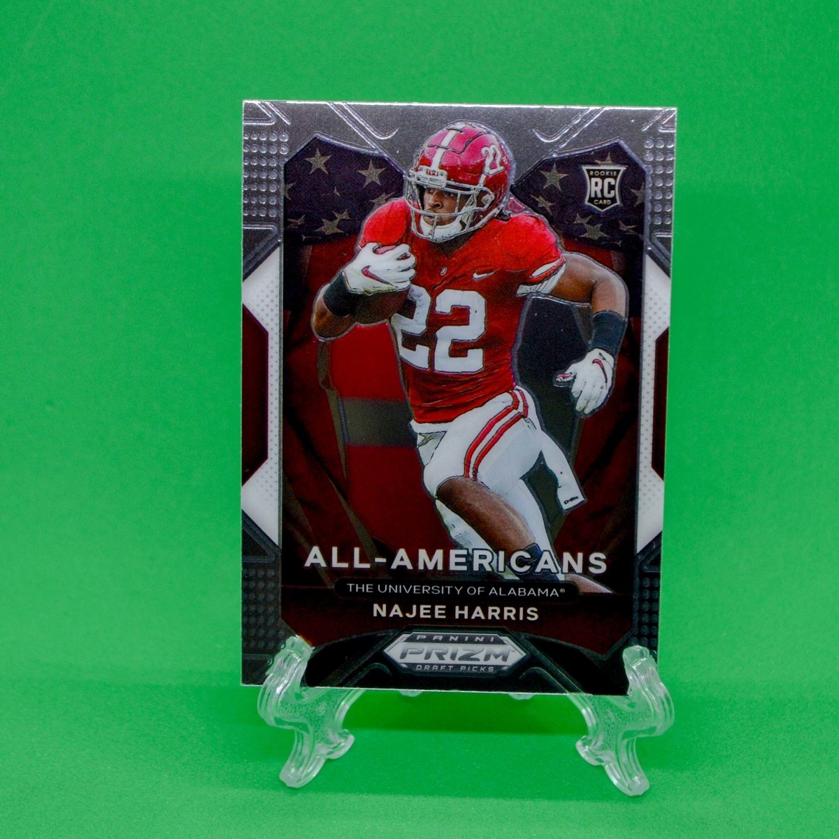 Raw Individual Card: 2021 Prizm Draft Picks Base Set(All American) - Najee Harris (#193) - Hails Mary Cards