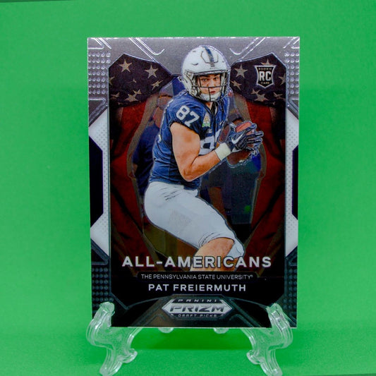 Raw Individual Card: 2021 Prizm Draft Picks Base Set(All American) - Pat Freiermuth (#184) - Hails Mary Cards