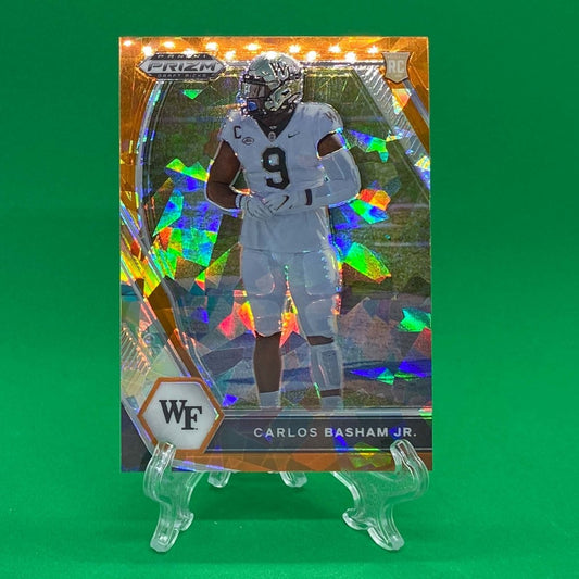 Raw Individual Card: 2021 Prizm Draft Picks Base Set(Base), Orange Ice - Carlos Basham Jr. (#139) - Hails Mary Cards